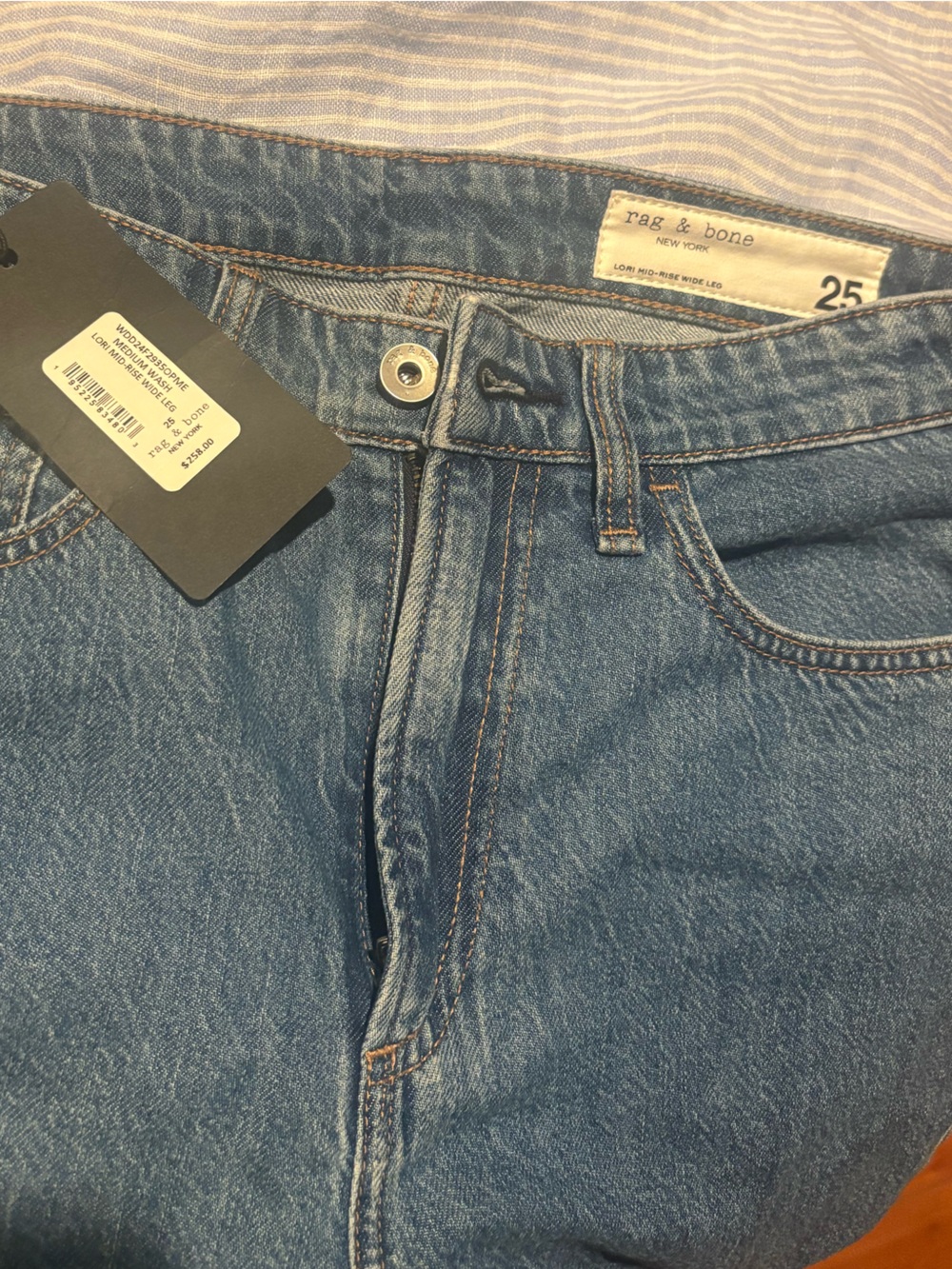 Rag & Bone Lori Wide-Leg Jean | Size 25 - Picture 5 of 6